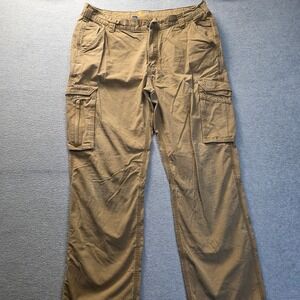 Carhartt Force Mens 40x32 Tan Ripstop Cargo Pants Relaxed Work Utility 101148